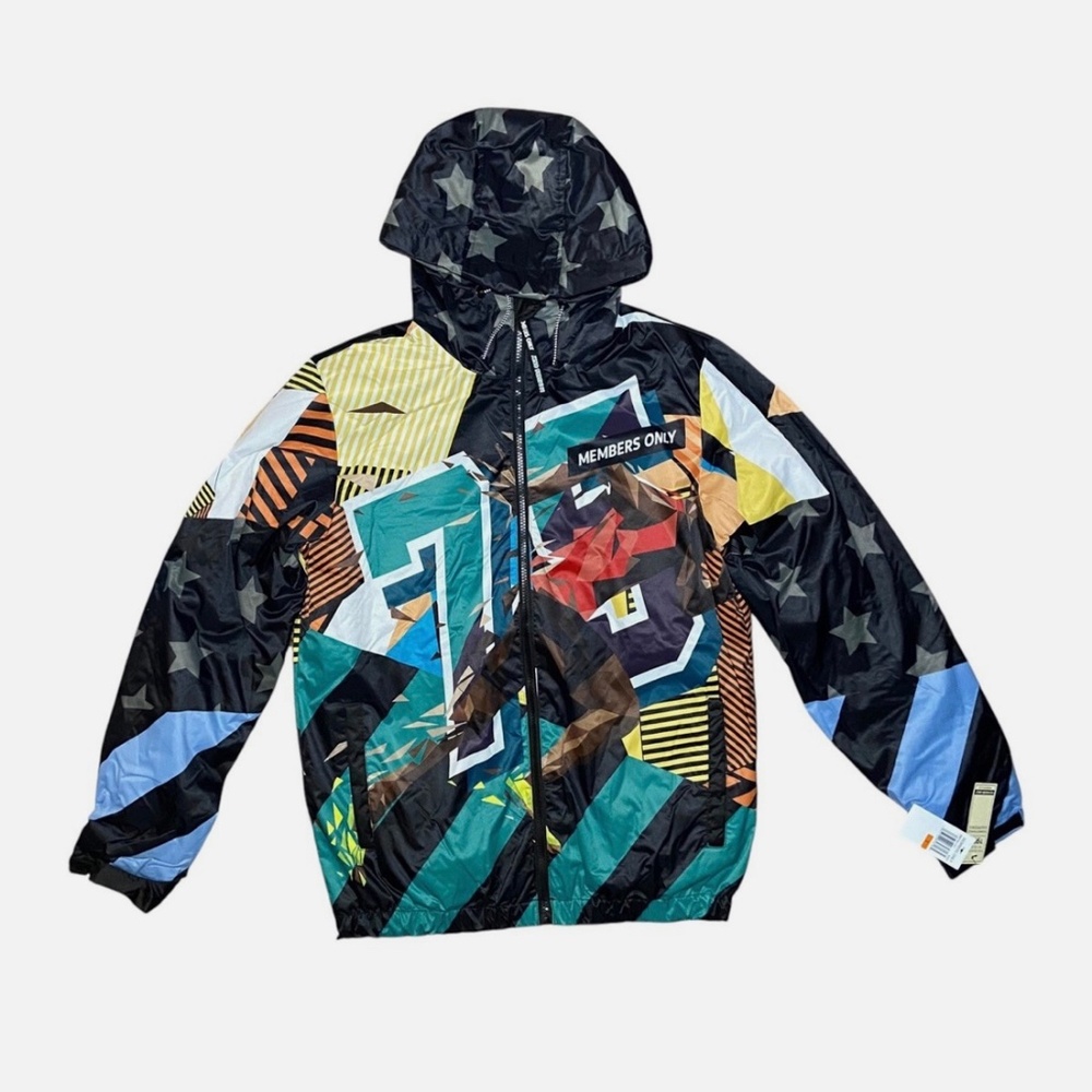 NWT Members Only Men’s Graphic 1975 Bomber Jacket